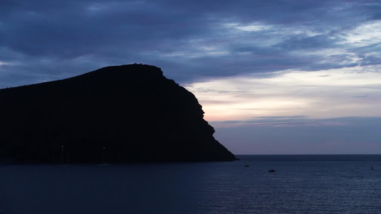 timelapse bellissima alba al monte roja, tenerife