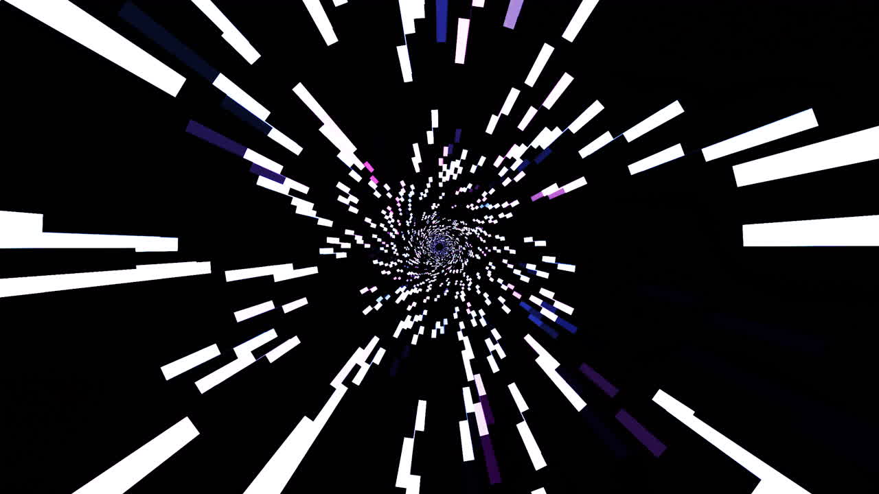 arte abstracto en el túnel