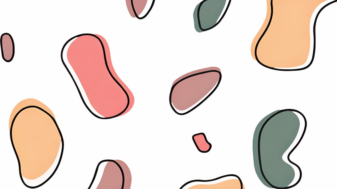 Colorful Abstract Blob Pattern