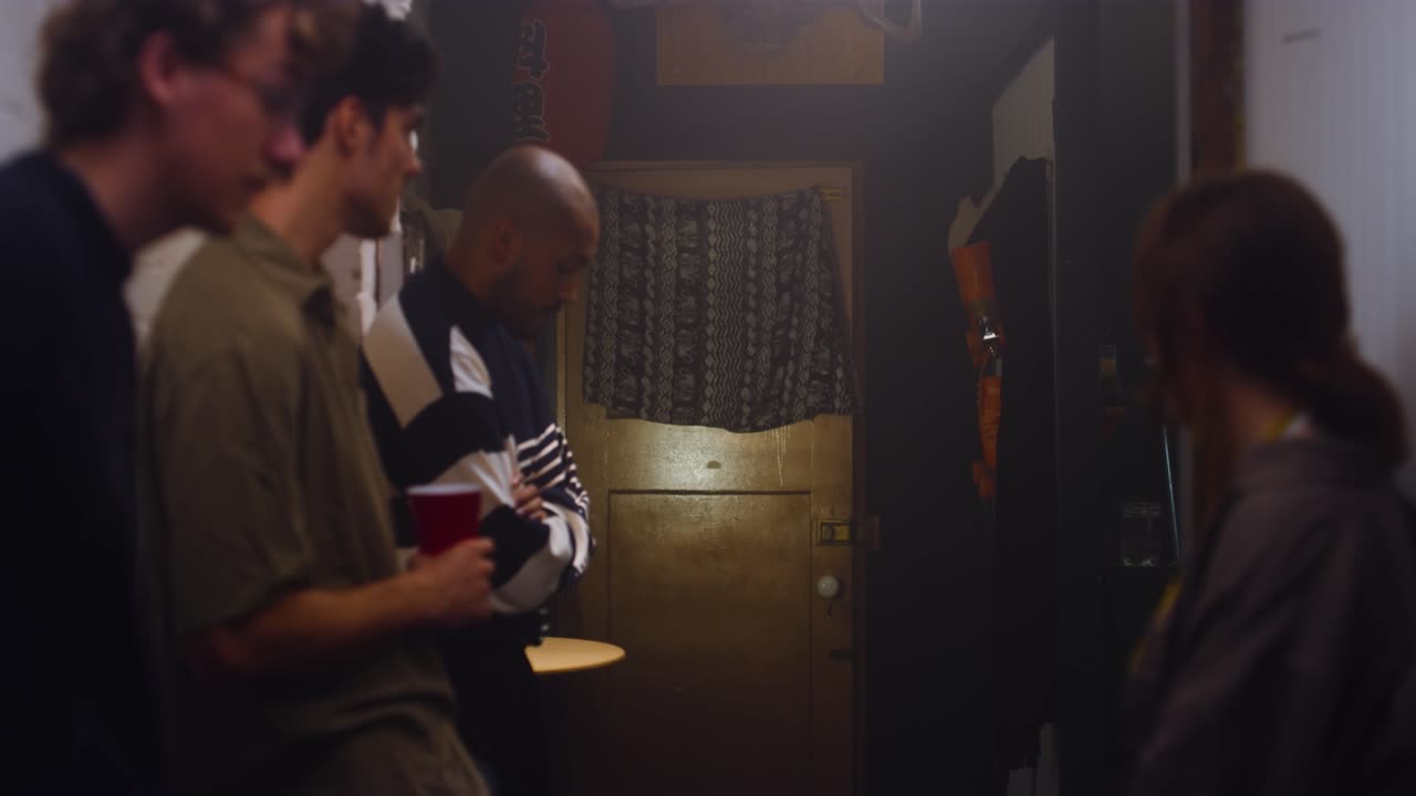 Man is kicked out of party