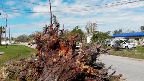 4k drone video of hurricane damage in englewood, florida - 03