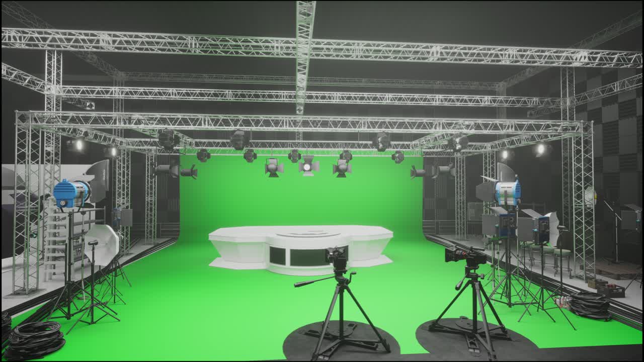 그린 스크린 스튜디오 세트