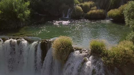 AERIAL:-Krka-National-Park-in-Croatia