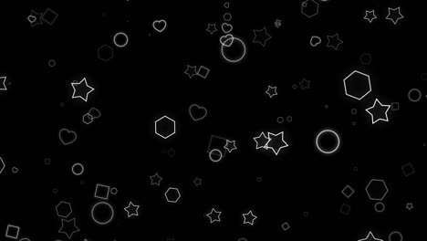 fondo del efecto abstracto de la partícula pop