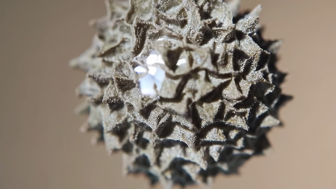 Close-up of a textured seed