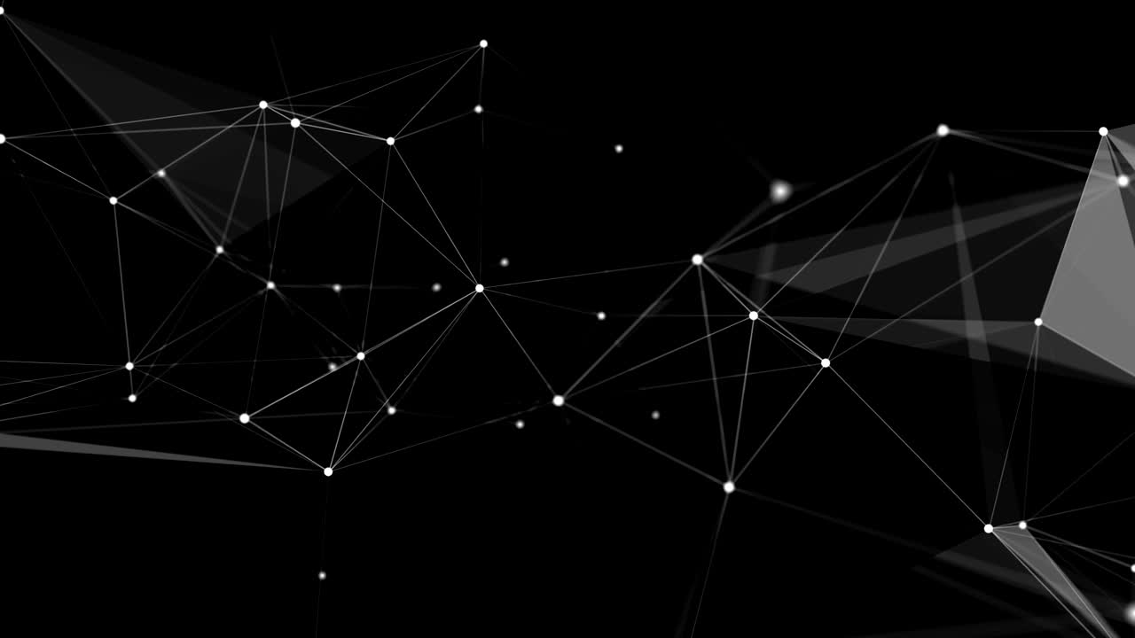 Plexus white abstract network technology business science