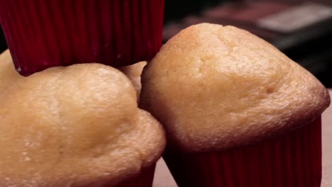 closeup view of tamales cupcake freshly baked showcasing their fluffy texture and colorful wrappers.