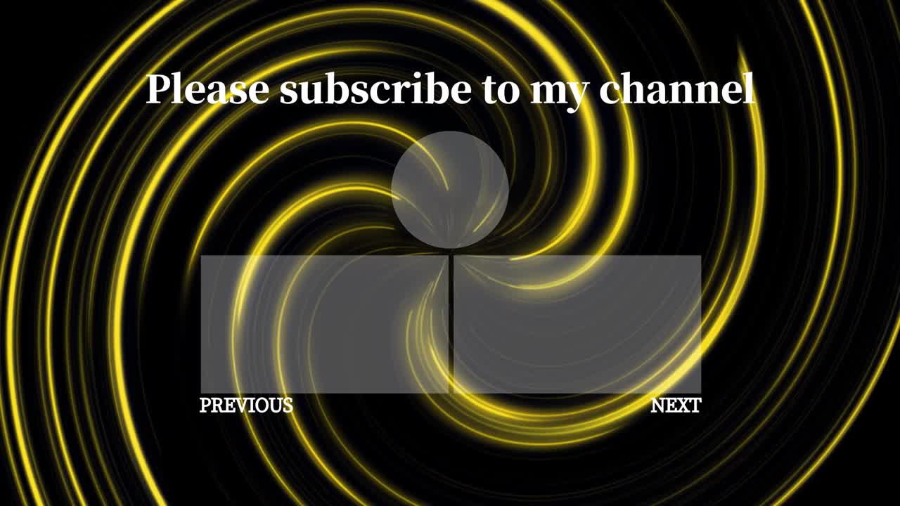 보르텍스 네온 엔드 카드 엔딩 스크린 모션 그래픽