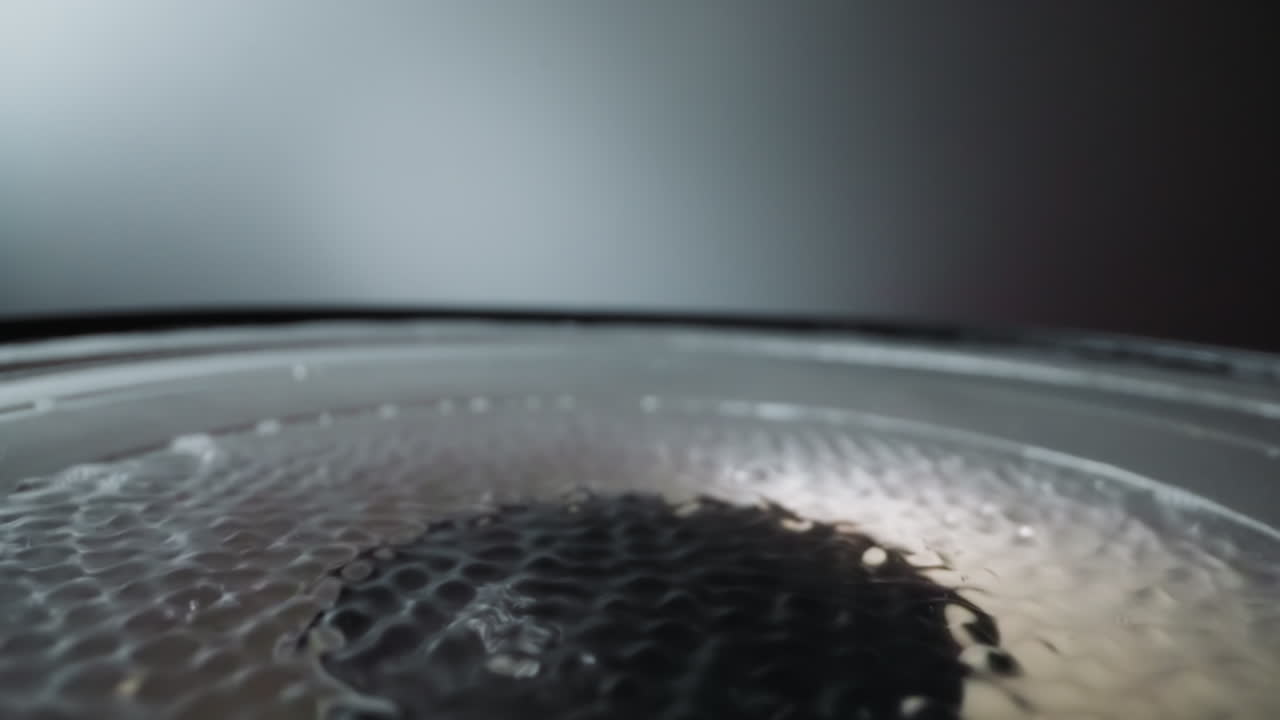 동적 패널은 물 위에 파동을 일으키는 리 ⁇ 적으로 움직입니다.