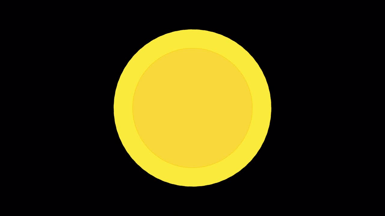 simple y lindo dinero animación fondo negro