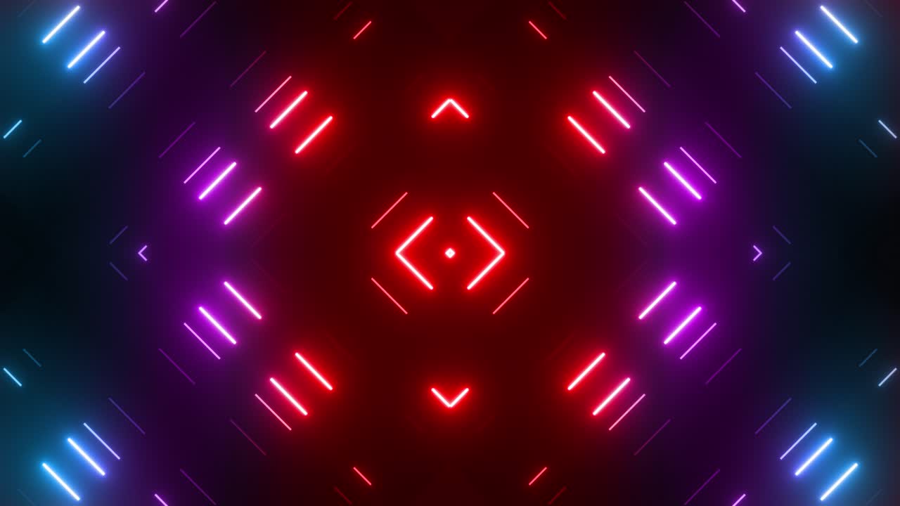 Modello di luce al neon astratto