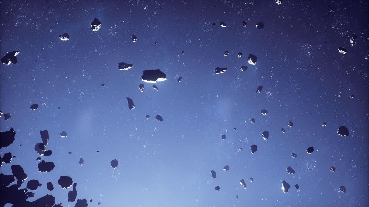 Exploration of asteroids in deep space reveals striking celestial formations