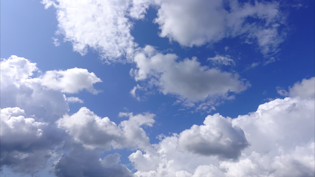 Nubes en el cielo. Grabación de time lapse