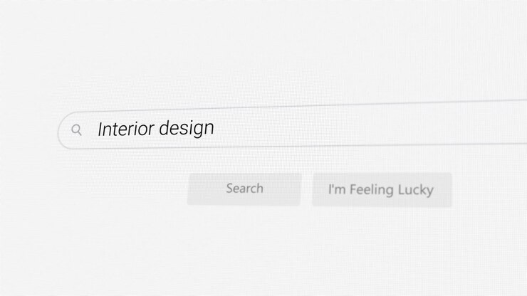Cercare arredamento d'interni su browser Internet