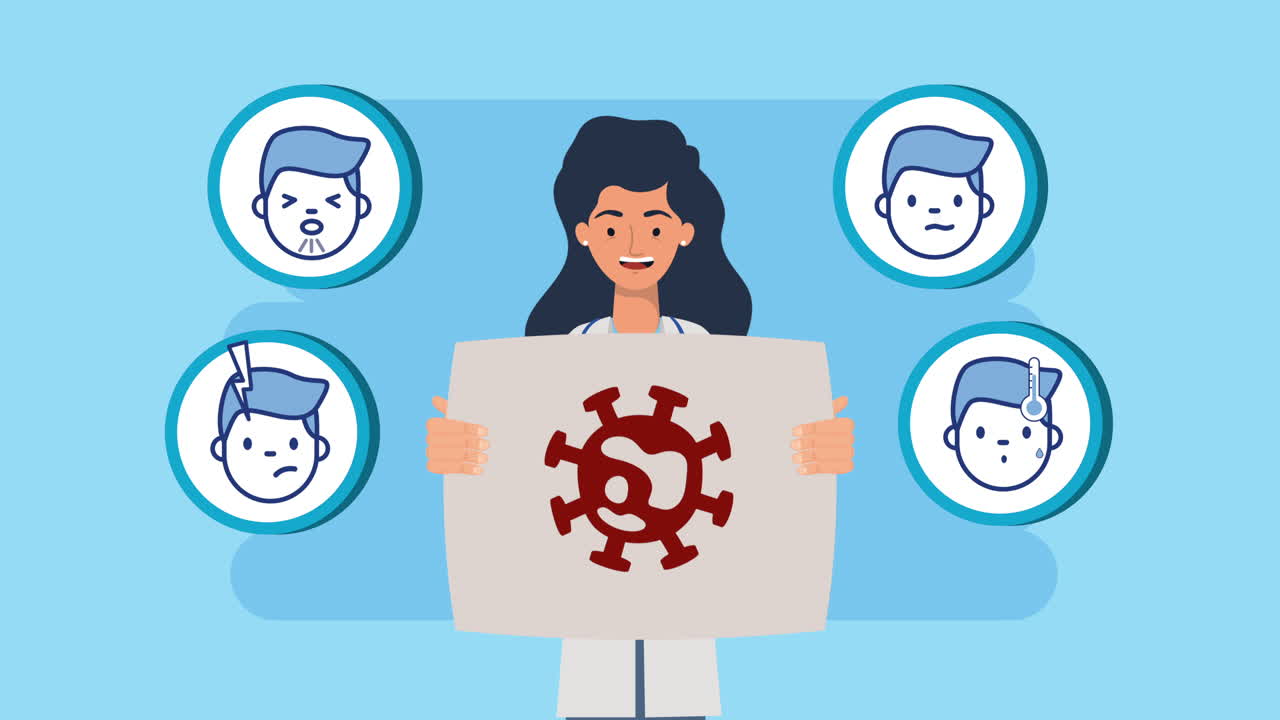 질병의 증상을 나타내는 의사