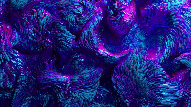 abstraktes 3d-geometrie-muster