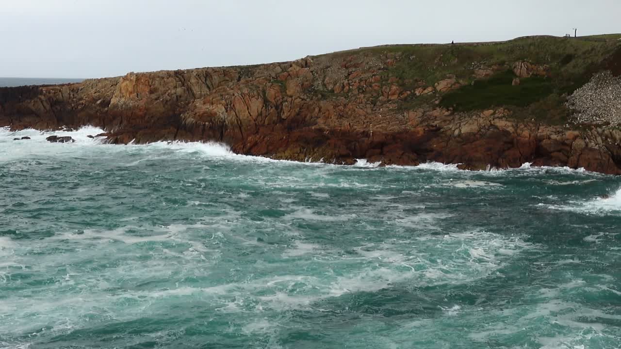Rocce e oceano. La Coruña. Spagna. Oceano Atlantico