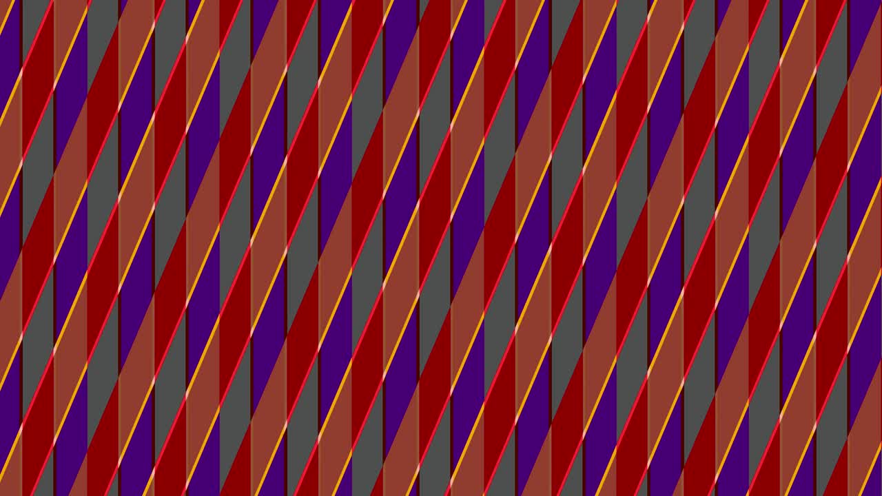 animación compuesta por rayas de colores intersectadas.