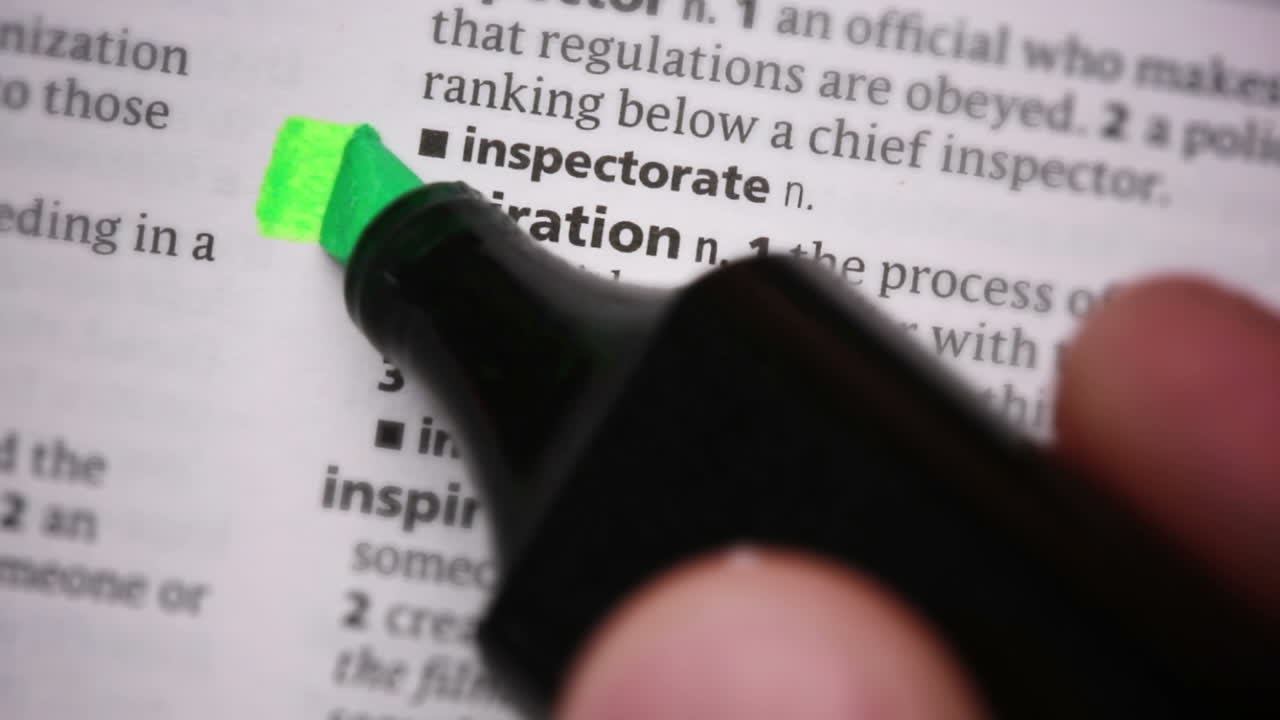 Inspiration highlighted in green