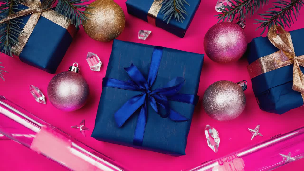 Christmas presents and decorations