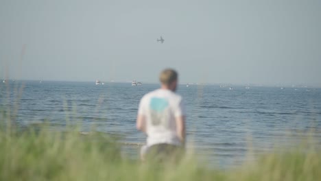 seaside air show flight spectacle, national british wartime celebration