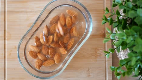 el remojo de las almendras