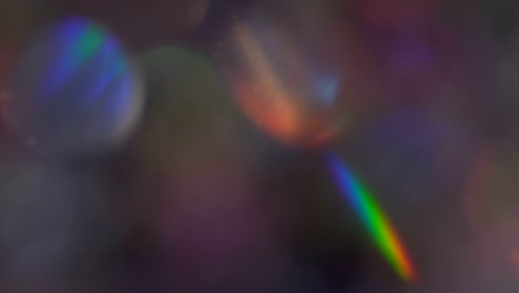 partículas de chispas abstractas que se mueven pequeñas grandes desenfocadas