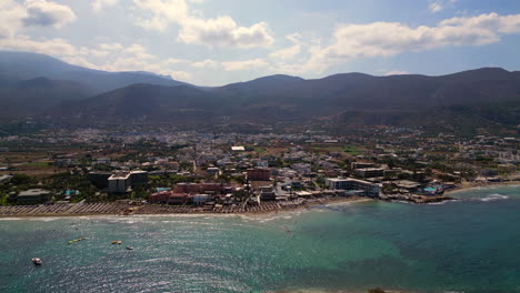 Aerial-View-Of-A-Cute-Little-Island-With-A-Little-Chapel