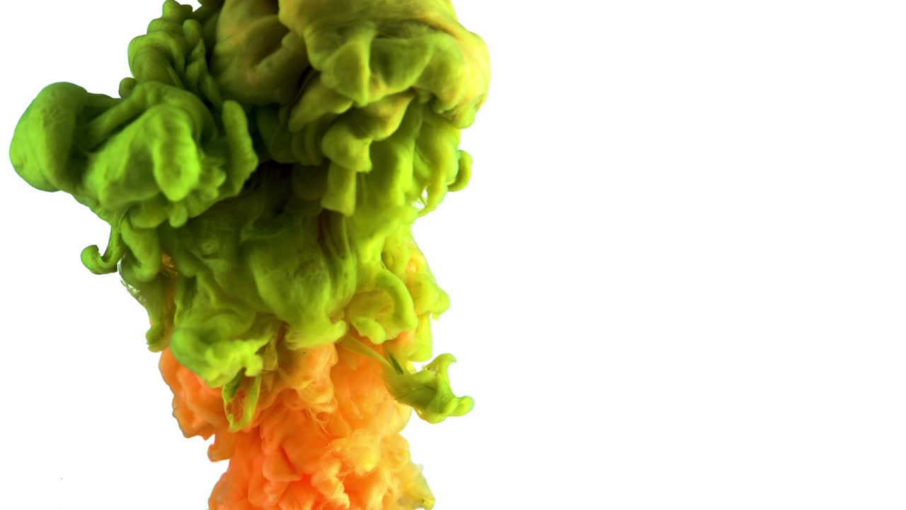 mezcla mágica de colores de tinta