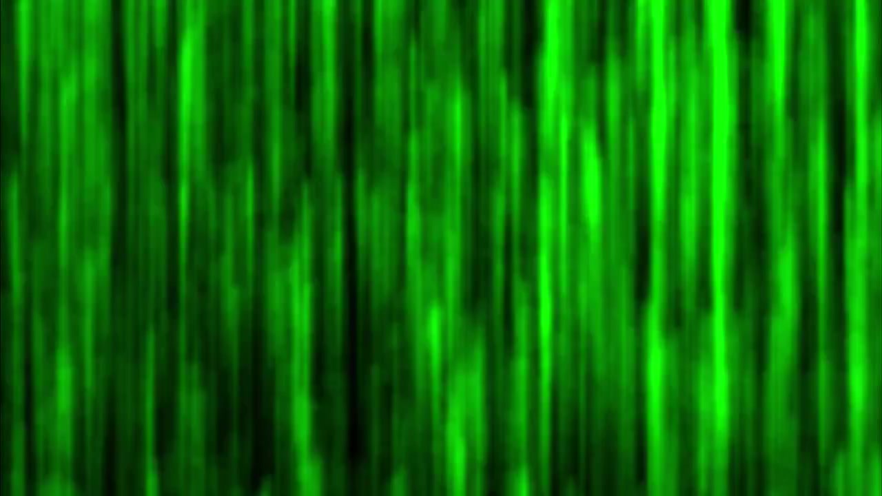 Neongrønne lodrette lysstrømme, der stiger opad i en sømløs 3D nordlys animationsløkke