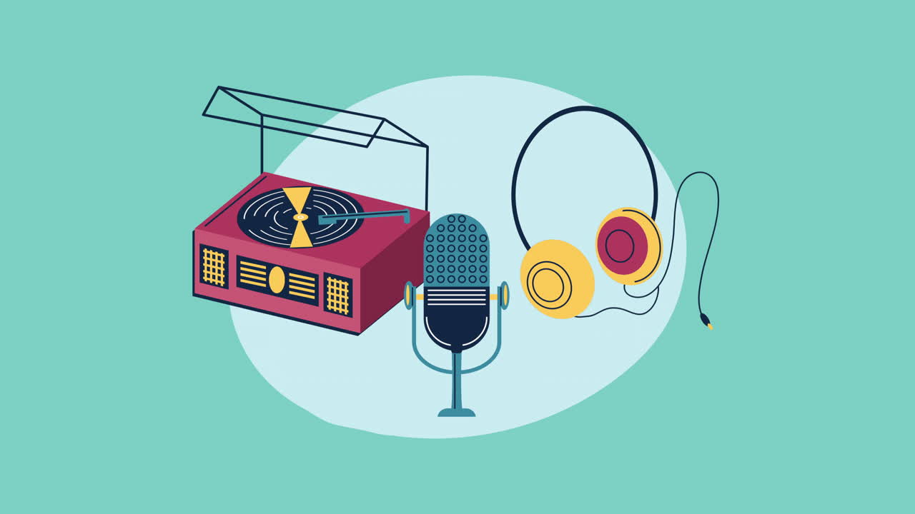 레트로 음악 장비