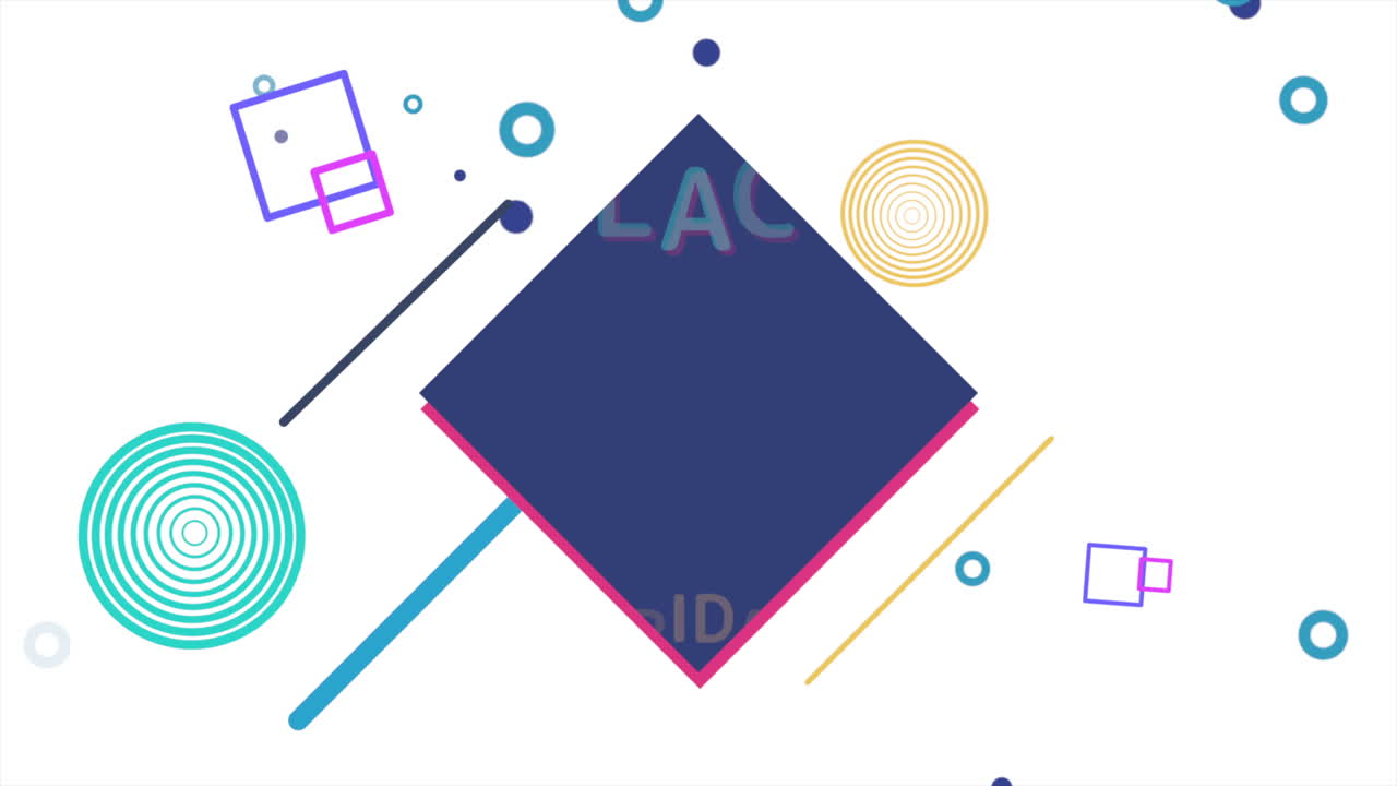 멘피스 기하학적 모양 패턴과 함께 블랙 프라이데이