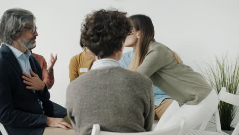 reunión del grupo de apoyo
