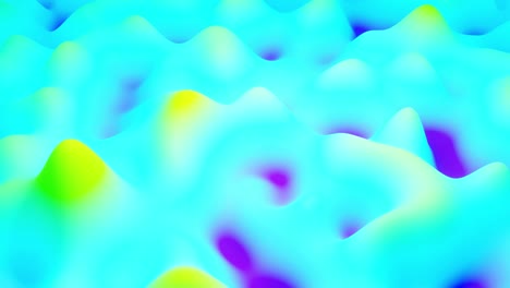 looped animation blue purple color surface. Abstract background waves move along the matt surface of the liquid. Beautiful background with waves. Perfect background for text or presentations.