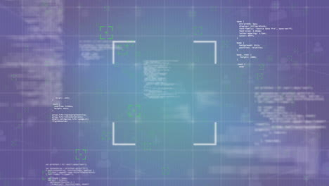 Animation-Des-Zielfernrohrscannens-über-Ein-Netzwerk-Von-Verbindungen-Mit-Datenverarbeitung