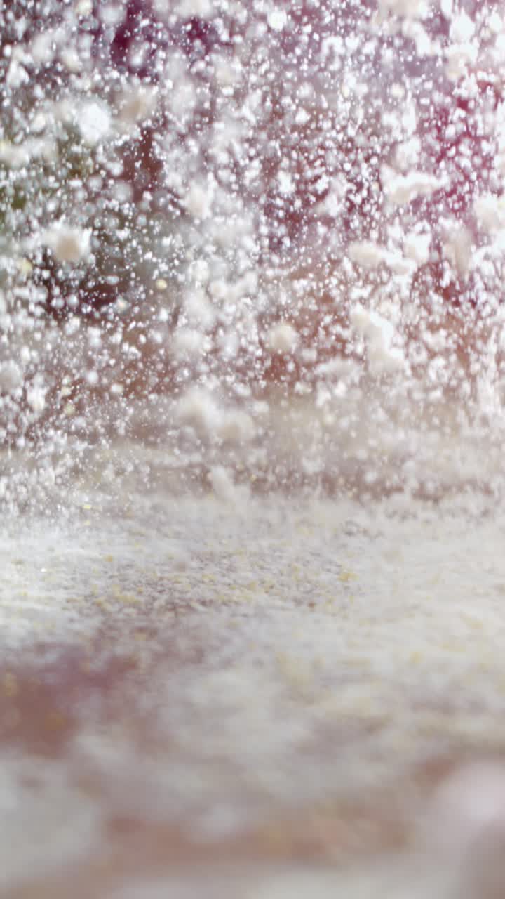 Abstract White Powder Explosion