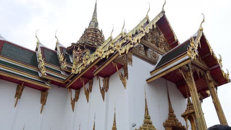 ornate thai architecture at grand palace, bangkok