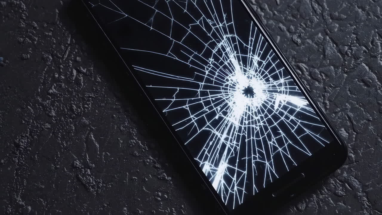 Broken Smartphone Screen