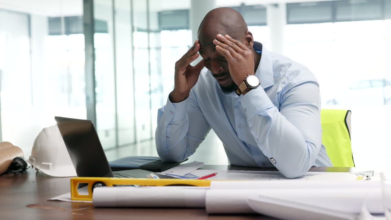 Stress, anxiety and worry with an architect