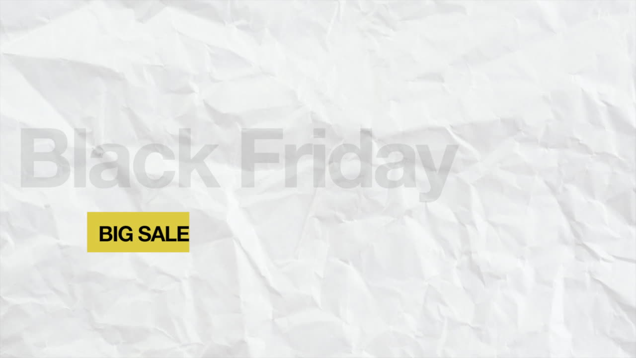 Modern Black Friday and Big Sale text on paper texture