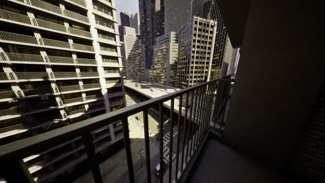 vista del balcón de la ciudad