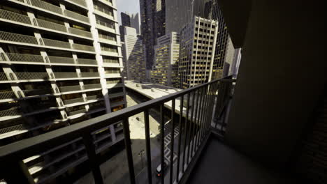vista del balcón de la ciudad