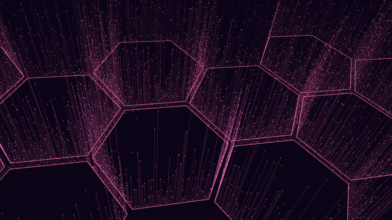 patrón de panal de miel 3d de color rosa brillante