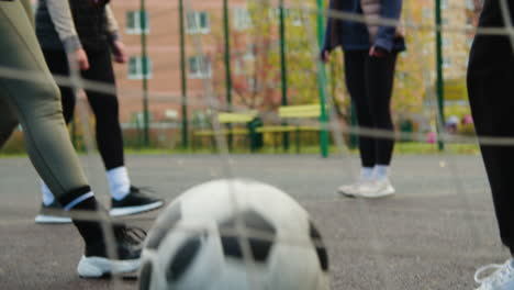 Frauen-Spielen-Fußball