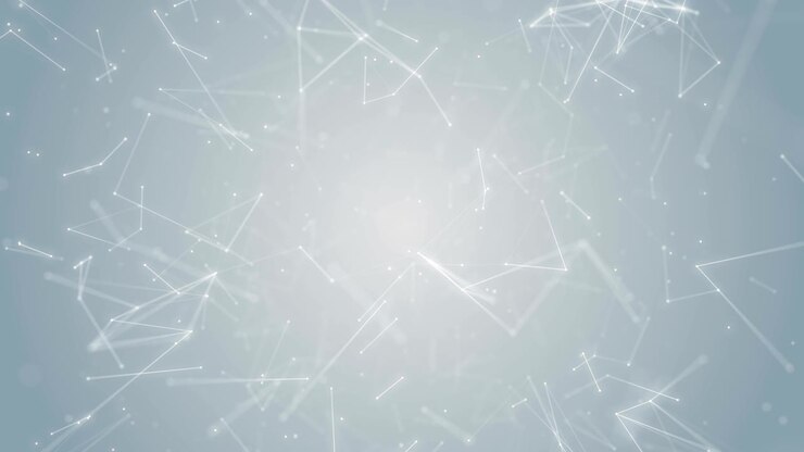 Plexus abstract network white technology science background loop