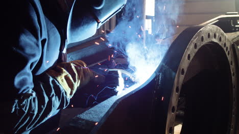 person working in a factory