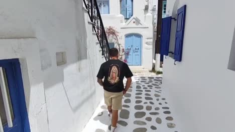 wandering around parikia in paros