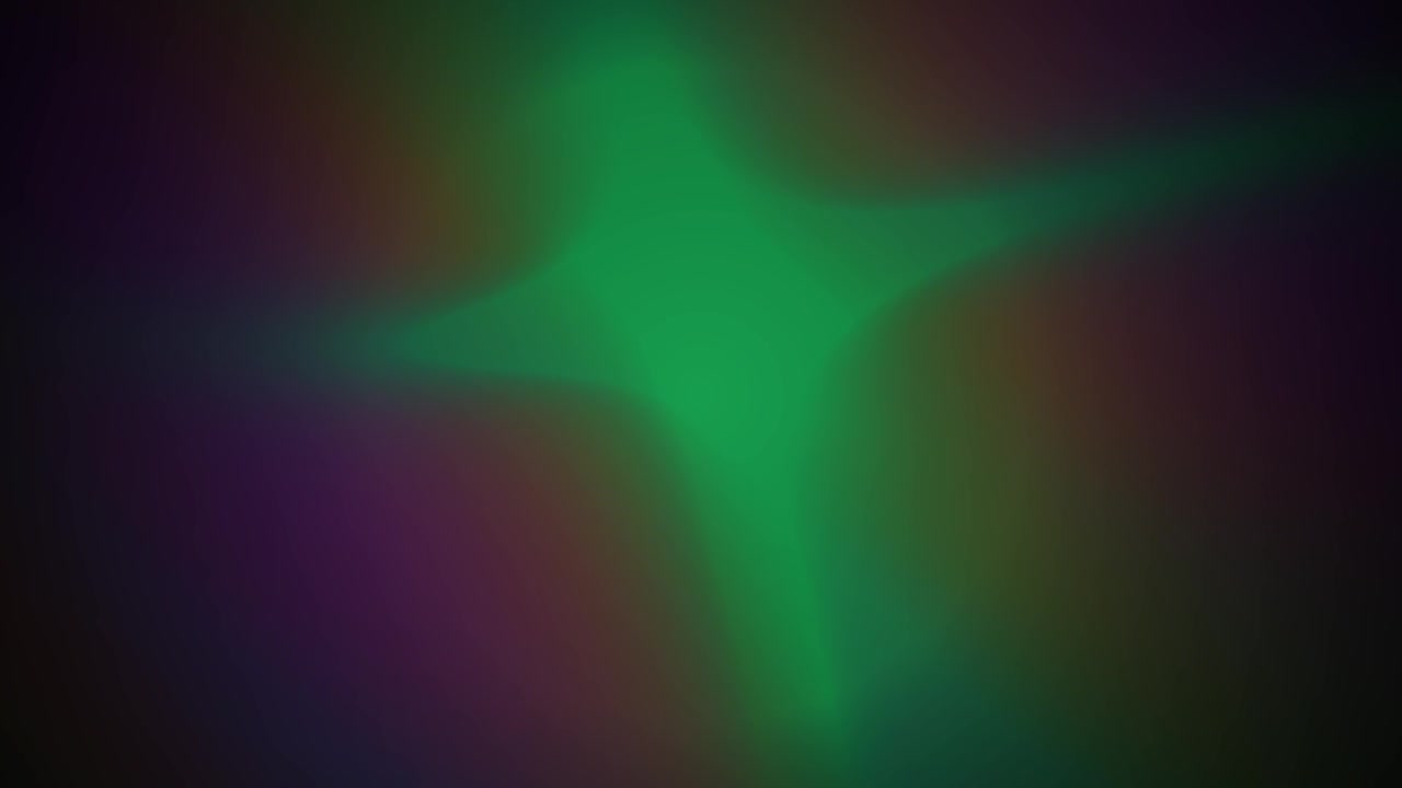 Abstract Motion Background with Soft Green and Purple Light Leaks