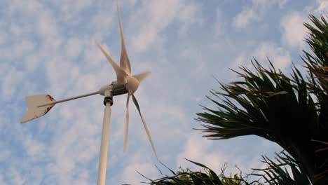 windmills that spin during high winds