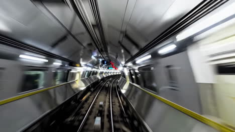 subway tunnel ride